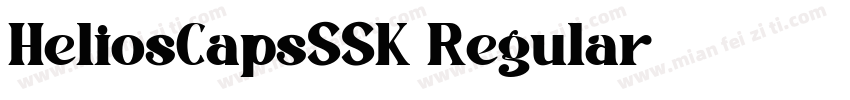 HeliosCapsSSK Regular字体转换
